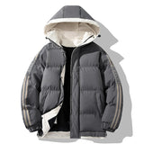Veste Élégante Avec Capuche Pour L'Hiver