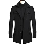 Manteau en Laine à Col Double