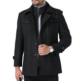 Manteau en Laine Élégant
