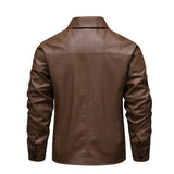Veste de Moto en Cuir Vintage