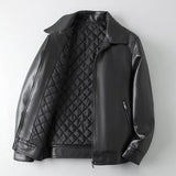 Veste en Cuir Casual Business