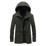 Veste d'Hiver Élégante et Coupe-Vent