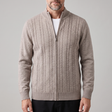 Gilet zippé en cachemire Marivelle