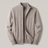 Gilet zippé en cachemire Marivelle