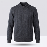 Gilet zippé en cachemire Marivelle
