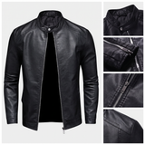 Michel | Blouson motard noir