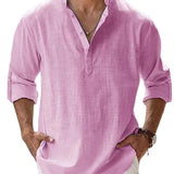 Piotr - Chemise en lin respirante pour homme