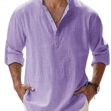 Piotr - Chemise en lin respirante pour homme