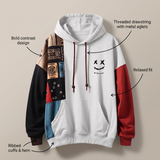 Hoodie bicolore Riot