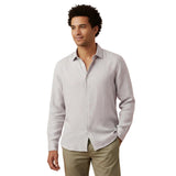 Chemise homme Kensington en lin léger à coupe décontractée