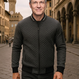 Patrick | Blouson bombers texturé bleu marine