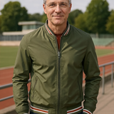 Roger | Blouson bombers léger vert olive