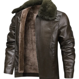 Veste en Cuir Fleece