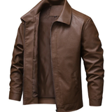 Veste de Moto en Cuir Vintage