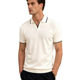 Polo en piqué avec des détails contrastés