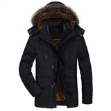 Veste en Coton avec Capuche pour l'Hiver