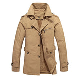 Manteau Trench Élégant Avec Doublure