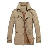 Manteau Trench Élégant Avec Doublure