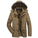 Veste en Coton avec Capuche pour l'Hiver
