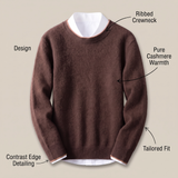 Pull col rond en cachemire Westmere