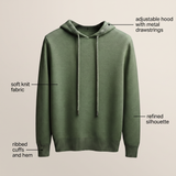 Hoodie en mérinos Zara